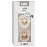 BIBS 6 Months Plus Colour, Symmetrical S2 - Ivory/Blush