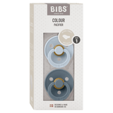 BIBS Birth Plus Colour, Anatomical S1 - Baby Blue/Petrol