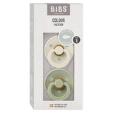BIBS Birth Plus Colour, Symmetrical S1 - Ivory/Sage