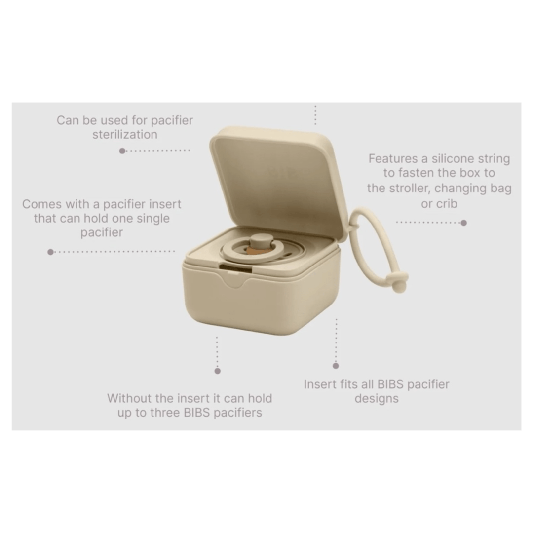BIBS Birth Plus Pacifier Box - Vanilla
