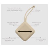 BIBS Birth Plus Pacifier Soft Case - Vanilla