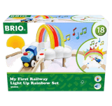 Brio 18 Mths Plus My First Railway Light Up Rainbow Set