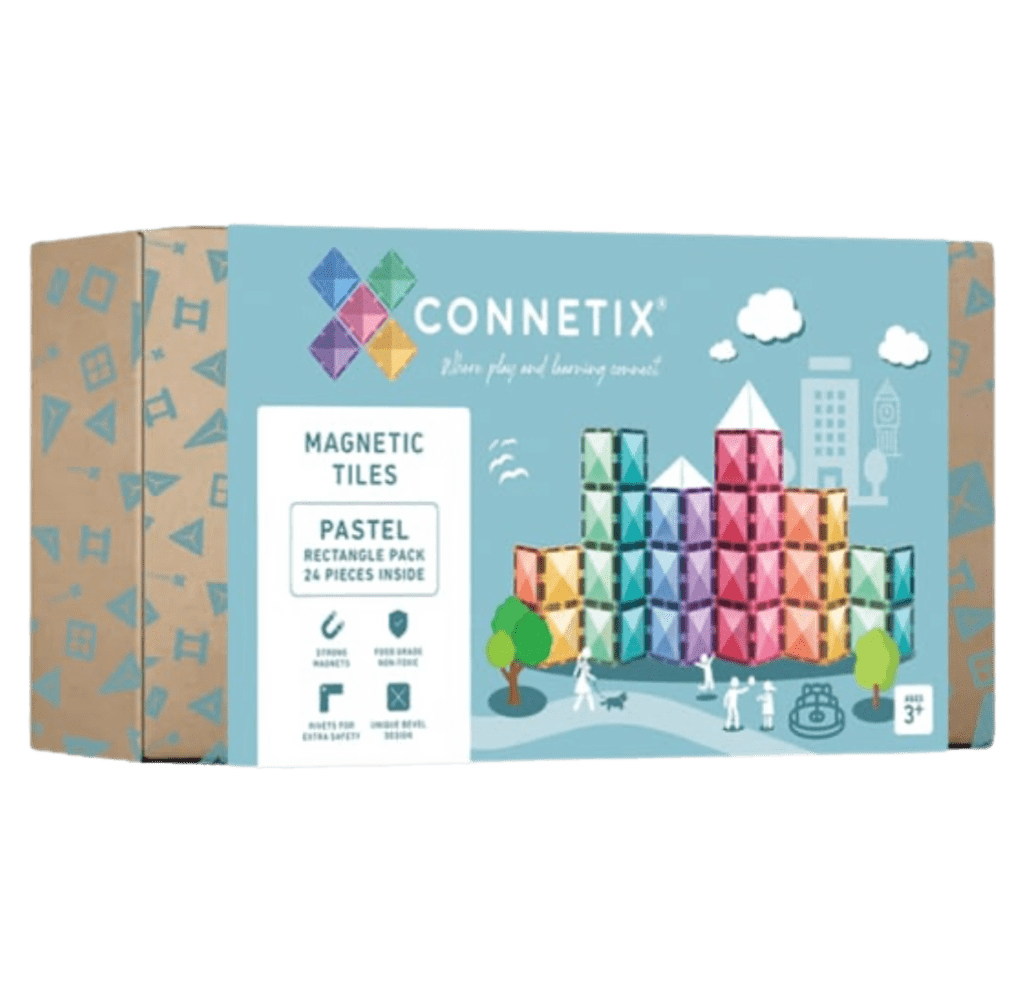 Connetix 3 Plus 24 Piece Pastel Rectangle Pack