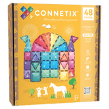 Connetix 3 Plus 48 Piece Glitter Castle Pack