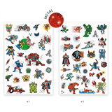 Djeco 3 Plus Tattoos - Heroes & Villains