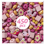Djeco 4 Plus Wooden Beads - Birds