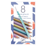 Djeco 6 Plus 8 Metallic Pencils