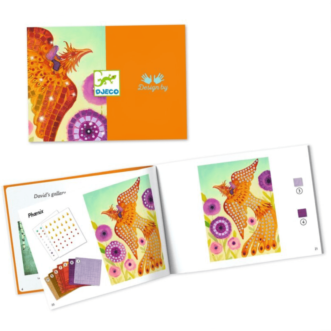 Djeco 6 Plus Mythical Creatures Mosaics