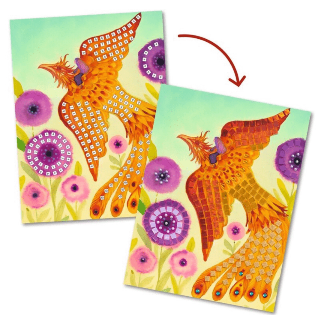 Djeco 6 Plus Mythical Creatures Mosaics