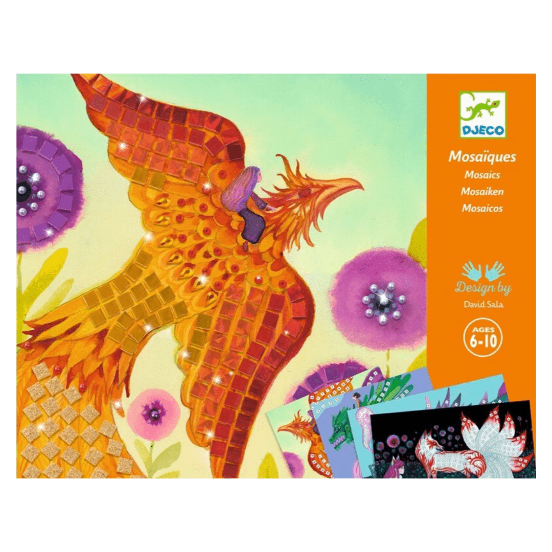 Djeco 6 Plus Mythical Creatures Mosaics