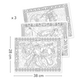 Djeco 8 Plus Colouring Gallery - Heroic