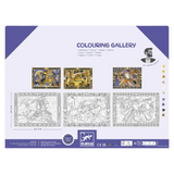 Djeco 8 Plus Colouring Gallery - Heroic