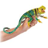 Folkmanis 3 Plus Finger Puppet - Collared Lizard