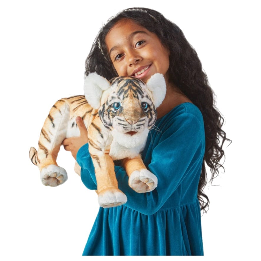 Folkmanis 3 Plus Hand Puppet - Baby Tiger