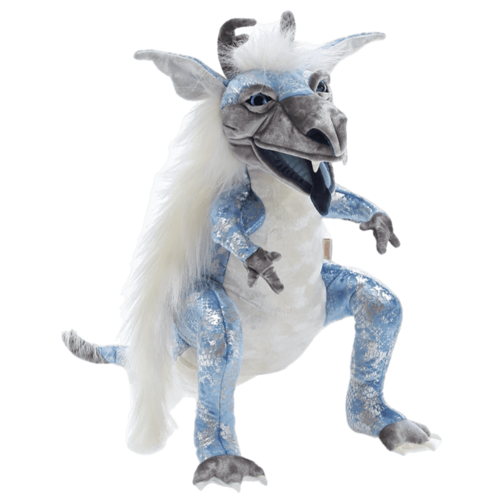 Folkmanis 3 Plus Hand Puppet - Ice Dragon