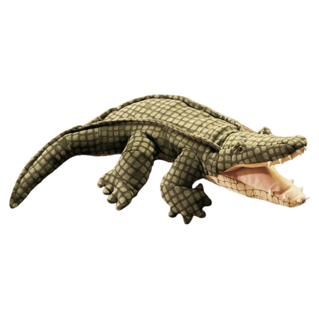 Folkmanis 3 Plus Hand Puppet - Reptile - Green Alligator