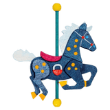 Graupner 5 Plus Christmas Tree Ornament - Carousel Horse