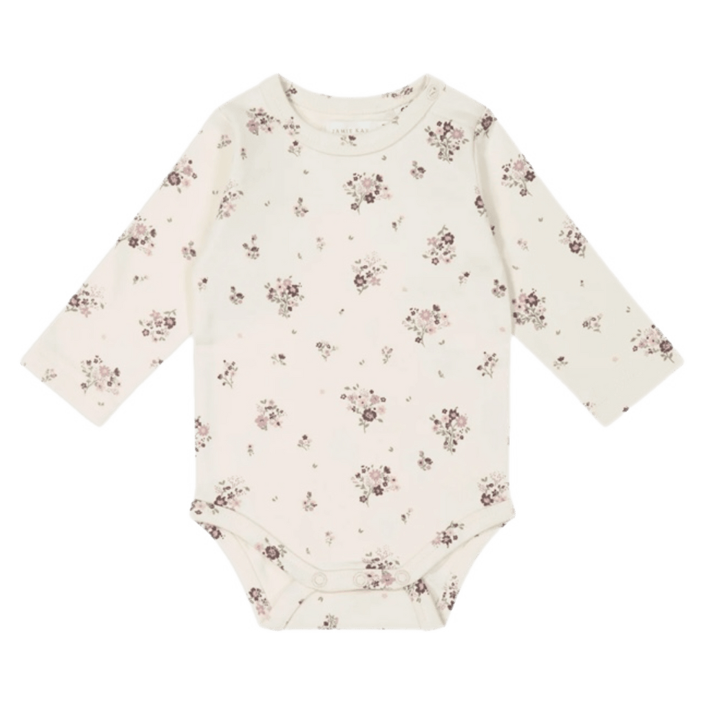 Jamie Kay 0-3 Months to 2 Years Long Sleeve Bodysuit - Lauren Floral