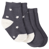 Jamie Kay 0-3 Months to 4-6 Years 0-3M 2PK Sock - Twinkle Toes Deep Lava/Lava