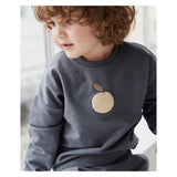 Jamie Kay 0-3 Months to 5 Years Damien Cotton Sweatshirt - Smoke