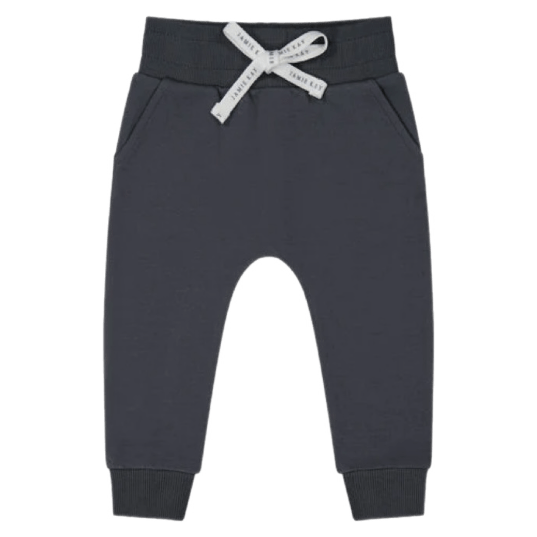 Jamie Kay 0-3 Months to 5 Years Morgan Cotton Track Pant - Smoke