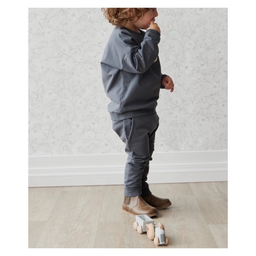 Jamie Kay 0-3 Months to 5 Years Morgan Cotton Track Pant - Smoke