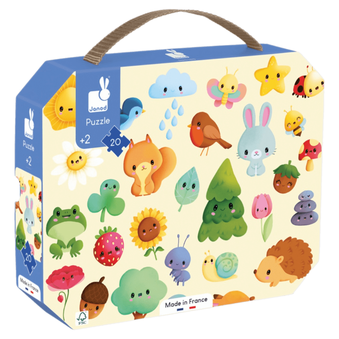 Janod 2 Plus 20 Pc Puzzle - Nature Picture