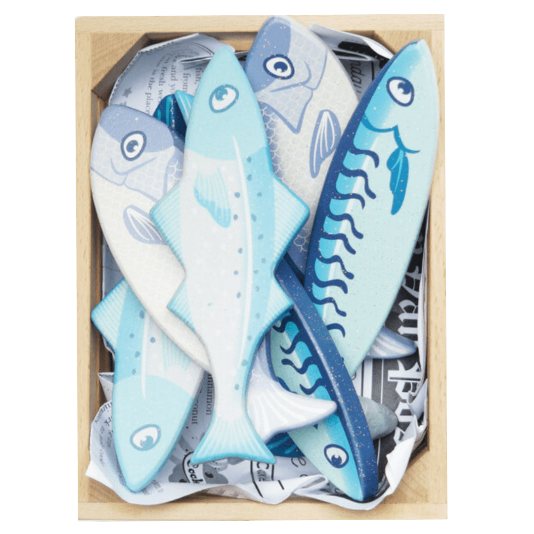 Le Toy Van 3 Plus Fresh Fish Crate