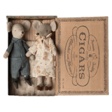 Maileg 3 Plus Grandma and Grandpa Mice in a Box