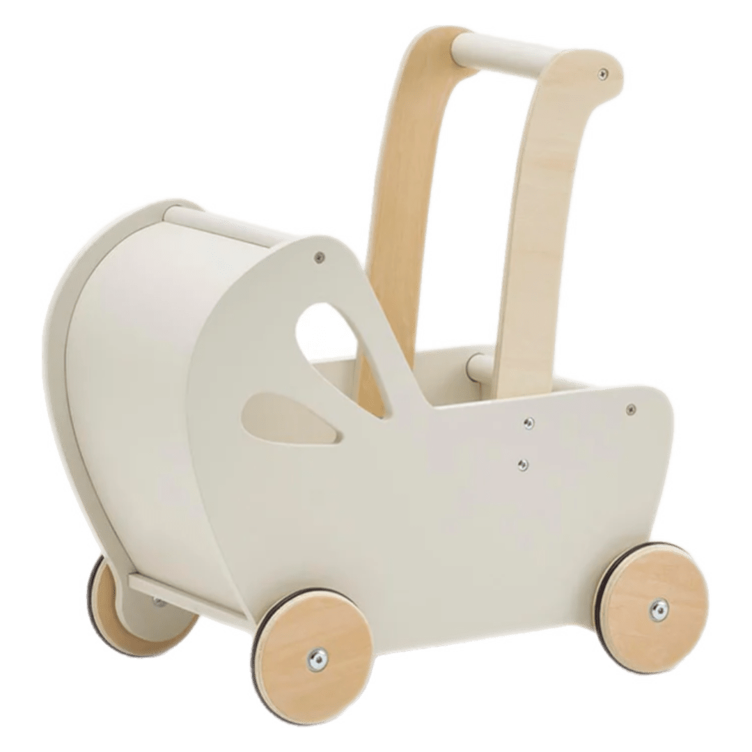 Moover 18 Months Plus Essentials Dolls Pram Off White
