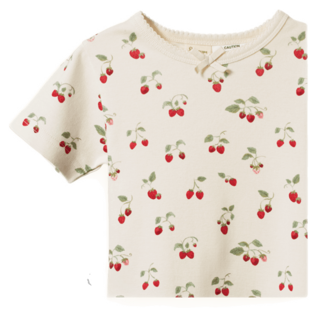 Nature Baby 1 Year to 5 Years Shortie Pyjama Set - Strawberry Blush