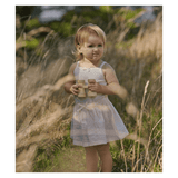 Nature Baby 2 Years to 5 Years Orchard Skirt Seersucker - Golden Stripe