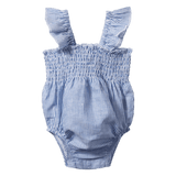 Nature Baby 3-6 Months to 1 Year 3-6M Gala Suit Linen - Blue Stripe