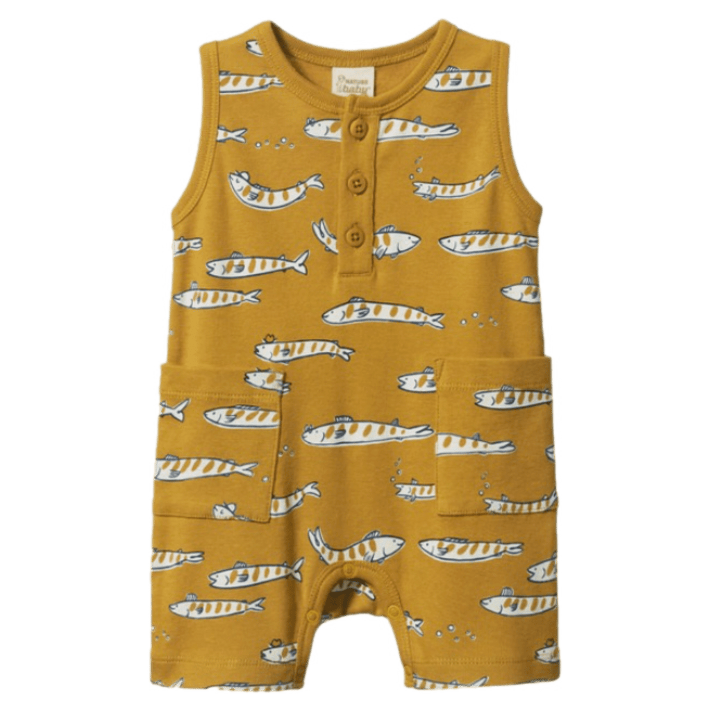 Nature Baby 3-6 Months to 1 Year Camper Suit - South Seas Palm