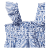 Nature Baby 3-6 Months to 1 Year Gala Suit Linen - Blue Stripe