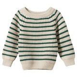 Nature Baby 6-12 Months to 5 Years 6-12M Billy Jumper - Pine Sailor Stripe