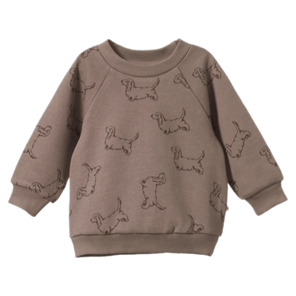 Nature Baby 6-12 Months to 5 Years 6-12M Emerson Sweater - Happy Hounds
