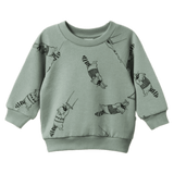 Nature Baby 6-12 Months to 5 Years 6-12M Emerson Sweater - Raccoon Rhapsody