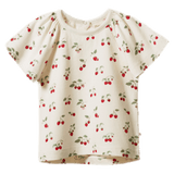 Nature Baby 6-12 Months to 5 Years 6-12M Faye Tee - Strawberry Blush