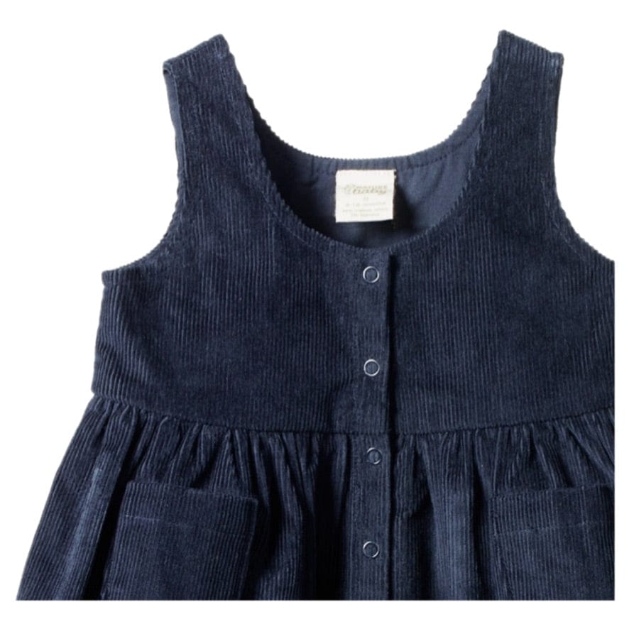 Nature Baby 6-12 Months to 5 Years Amelia Pinafore - Navy