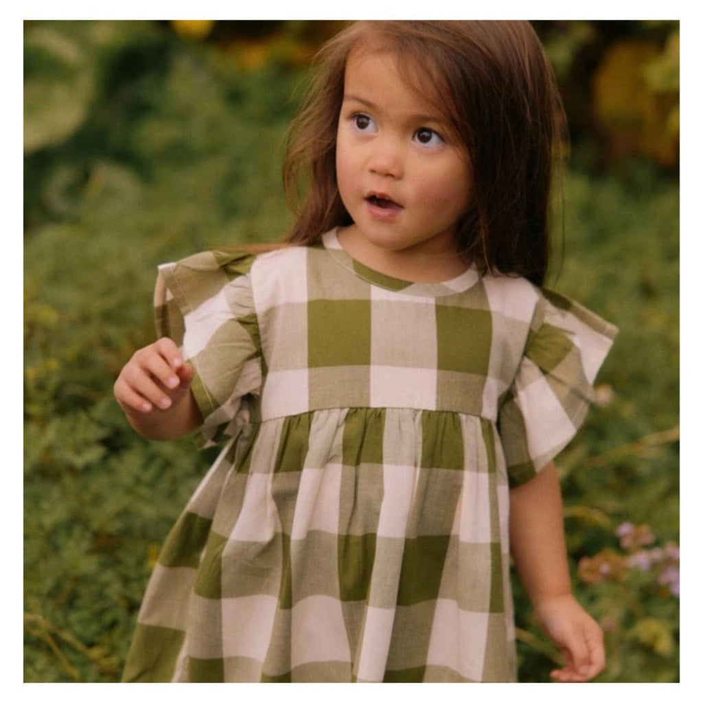 Nature Baby 6-12 Months to 5 Years Bonnie Dress - Jungle Check