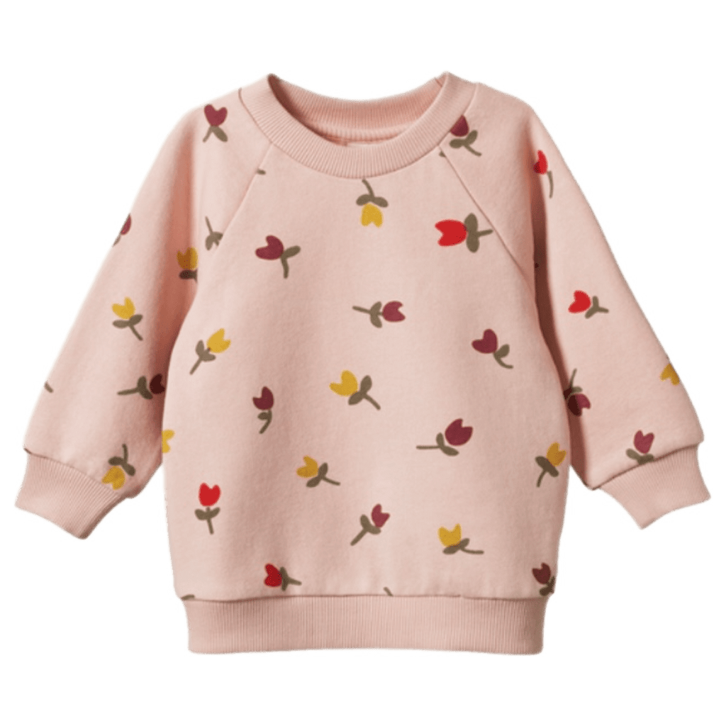 Nature Baby 6-12 Months to 5 Years Emerson Sweater - Tulip Rose Dust