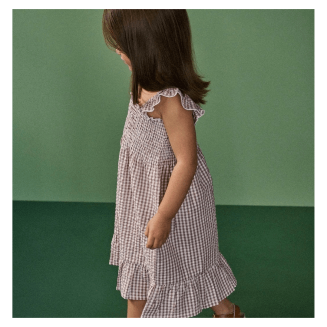 Nature Baby 6-12 Months to 5 Years Gala Dress - Twilight Check