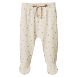 Nature Baby Newborn to 3-6 Months NB Footed Rompers Pointelle - Posey Blossom