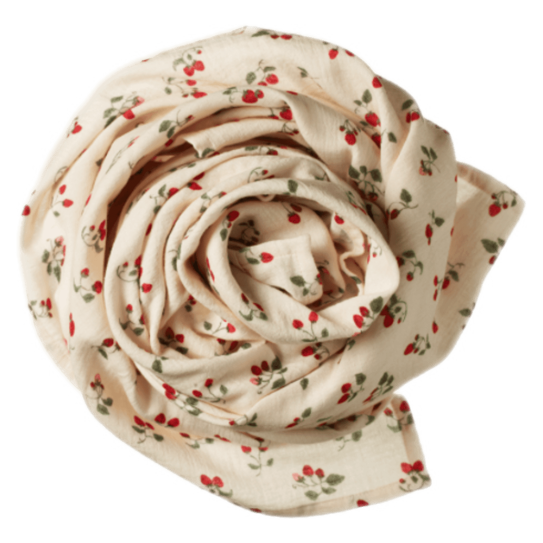 Nature Baby One Size Wrap, Muslin - Strawberry Blush
