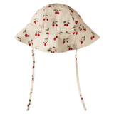 Nature Baby Small to Large SM Muslin Sunhat - Strawberry Blush