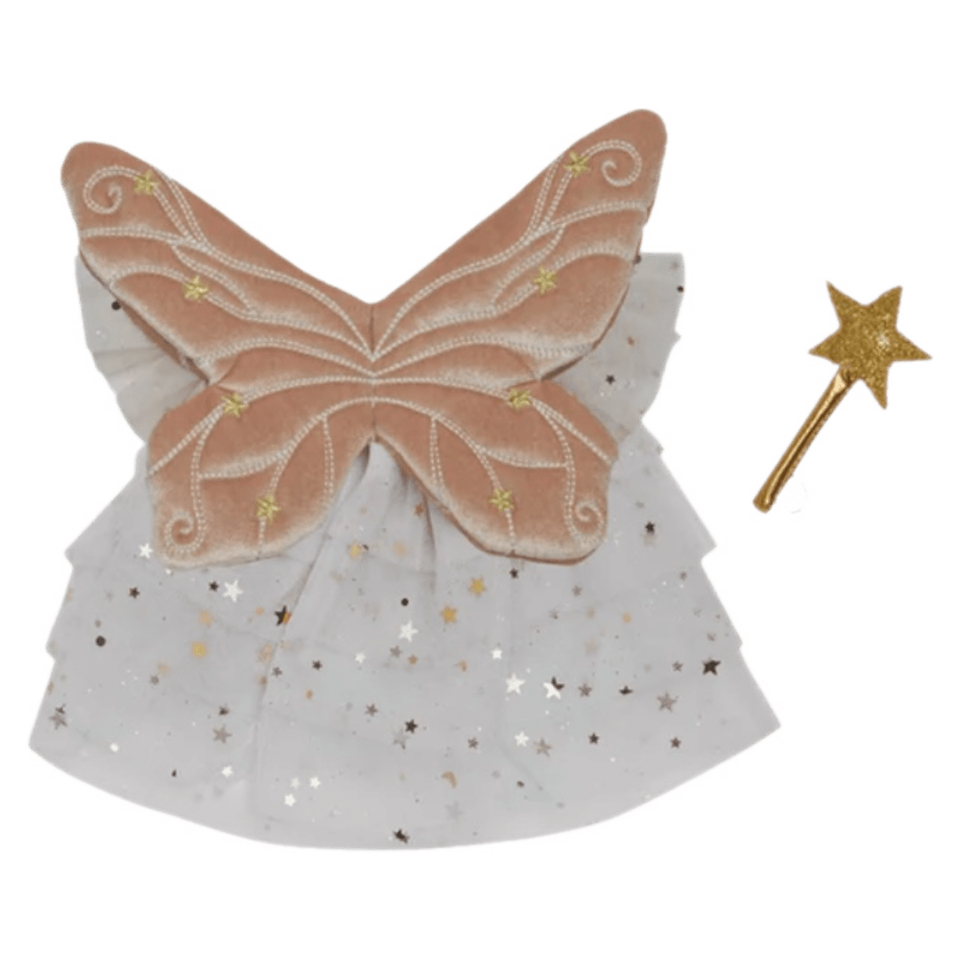 Olli Ella 3 Plus Dinkum Dolls Fairy Outfit Set - Pearl