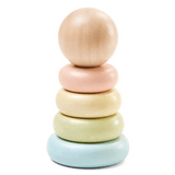 Plan Toys 12 Mths Plus First Stacking Ring Pastel
