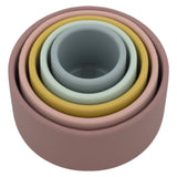 Playground 6 Mths Plus Silicone Nesting Blocks - Multi