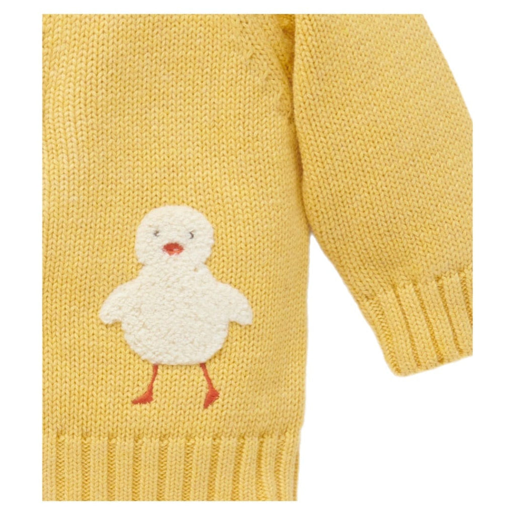 Pure Baby 0-3 Months to 2 Years Puddle Duck Cardigan - Autumn Melange